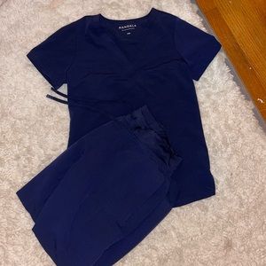 Navy scrub set